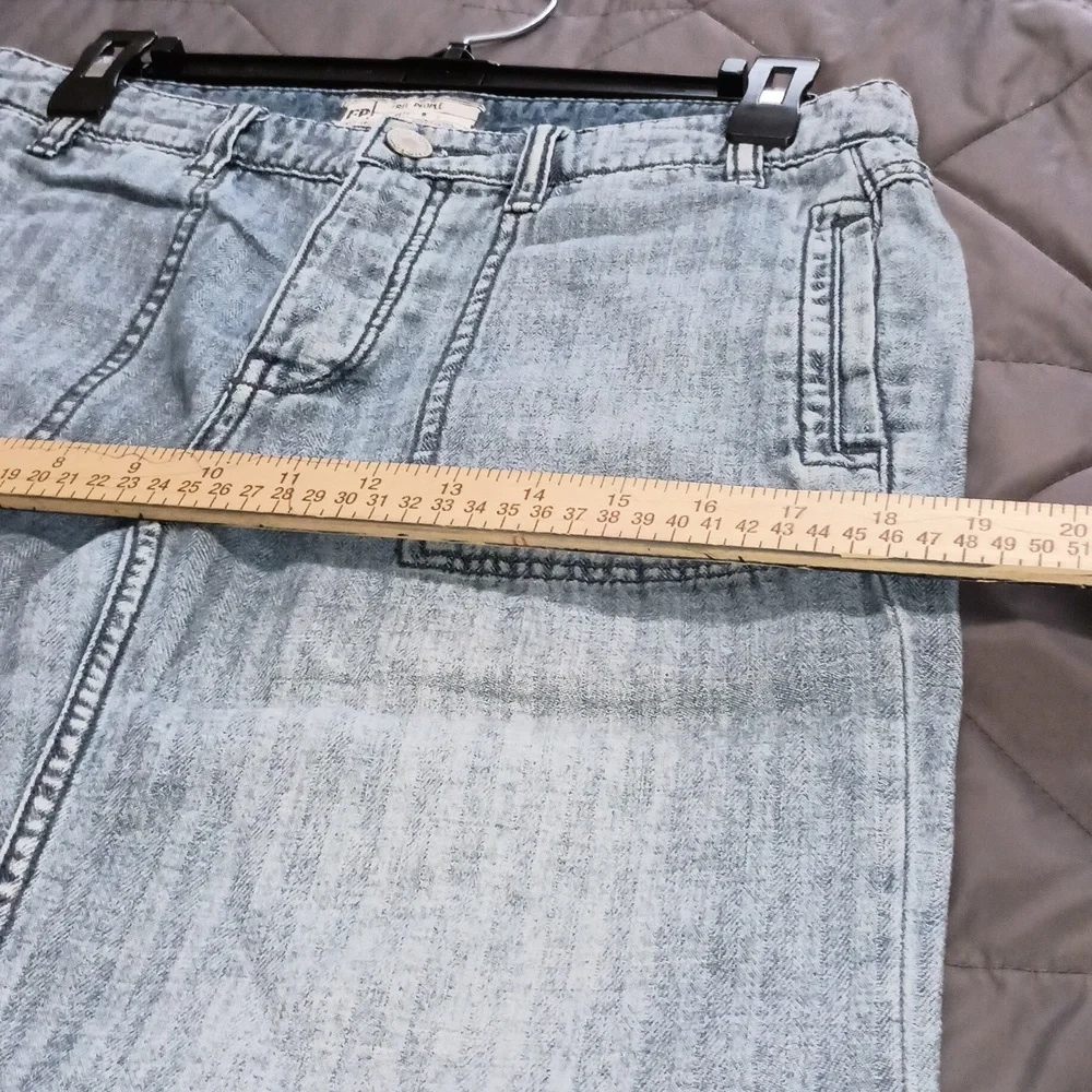 Free People Light Blue Denim Shorts - Picture 11 of 12
